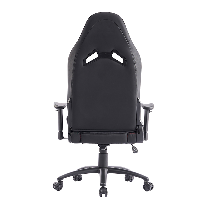 Ergonomska gaming stolica XL-1057 2D naslon za ruke od crne brušene kože